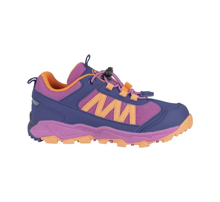 Trollkids Kids Tronfjell Hiker Low violet blue/mallow pink/papaya nepremokavé turistické topánky pre chlapcov/dievčatá (475-111)