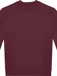 B&C ID.222 Crew Unisex mikina 01.I222 burgundy