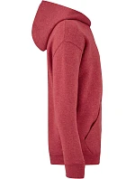 Fruit of the Loom Classic Kids Hooded Sweat Detská mikina s kapucňou 16.2043 vintage heather red