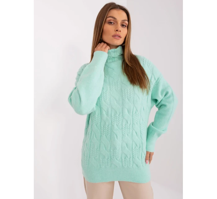 Sweter AT SW ciemny model 21791025 - FPrice Sweter AT SW ciemny model 21791025 - FPrice