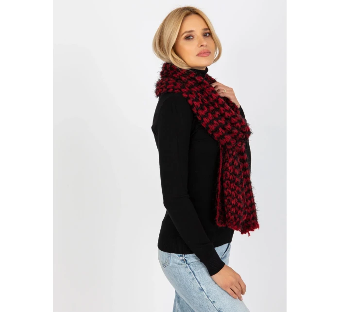 Šál AT SZ 3710.88 čierna a červená