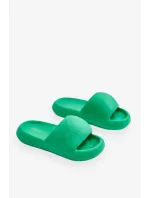 Dámské lehké pěnové pantofle na platformě Zelene Milton Dámské lehké pěnové pantofle na platformě Zelene Milton