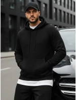 Pánská mikina s kapucí černá model 21961942 - FashionStreet Pánská mikina s kapucí černá model 21961942 - FashionStreet