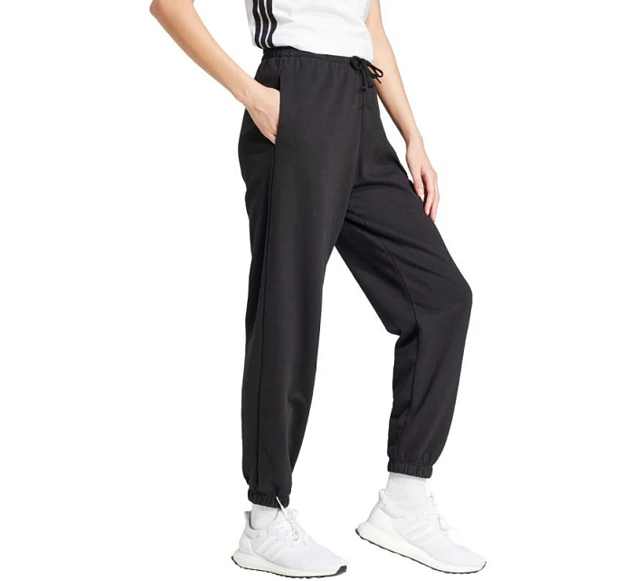 Dámske nohavice adidas Essentials Small Logo French Terry Cuffed W JD7999