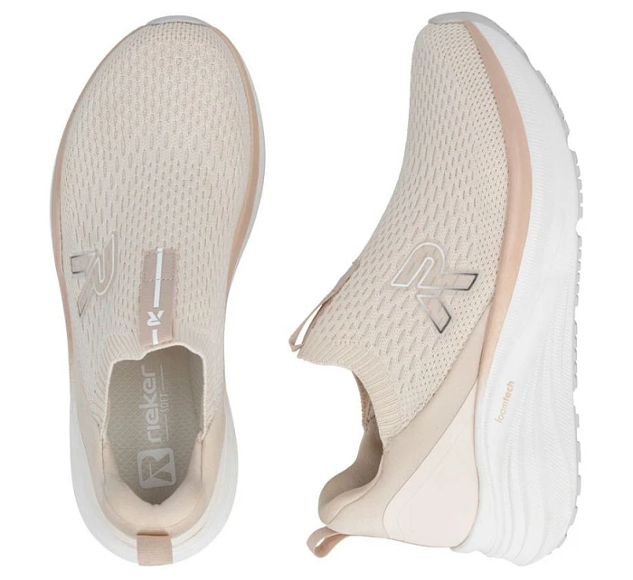 Béžová slipon sportovní obuv model 22122338 - Rieker