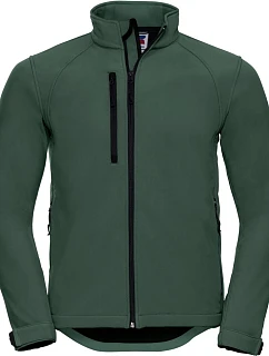 Pánská 3vrstvá softshellová bunda 10. bottle green model 22466442 - Russell Athletic
