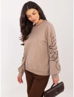 Bluzka RV BZ model 21836660 ciemny bezowy - FPrice