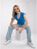 Tričko RV TS model 17047378 tmavě modrá - FPrice Tričko RV TS model 17047378 tmavě modrá - FPrice