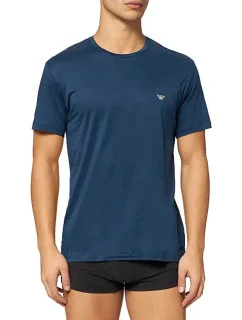 Pánske tričko 110853 1A538 - 24334 - Morská - Emporio Armani