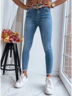 Dámske nohavice LOOKING GOOD modré FashionStreet UY1388