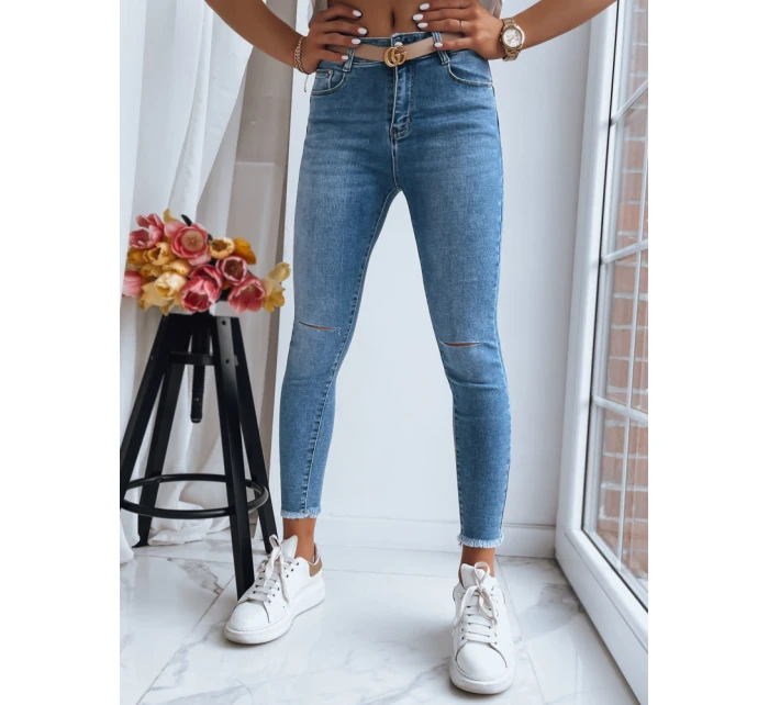 Dámske nohavice LOOKING GOOD modré FashionStreet UY1388