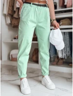 Dámské kalhoty chinos s páskem mint Dstreet model 21986492 - FashionStreet