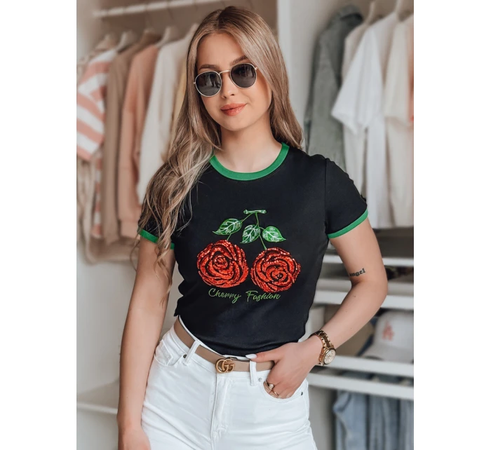 Dámské tričko černé Dstreet model 21988837 - FashionStreet