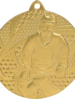 Zlatá medaila - hokej - oceľová medaila