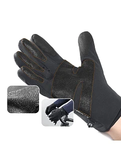 Zimní sportovní rukavice s povrchem  černé model 22083415 - Hurtel