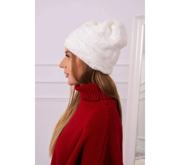 Fleecová čiapka Edyta K298 ecru Fleecová čiapka Edyta K298 ecru