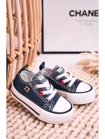 Dětské Klasické Tenisky Nízké BIG STAR model 21545373 Tmavě Modré - Big Star Shoes Dětské Klasické Tenisky Nízké BIG STAR model 21545373 Tmavě Modré - Big Star Shoes
