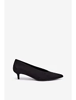 Černé semišové lodičky s model 22320494 - Boto