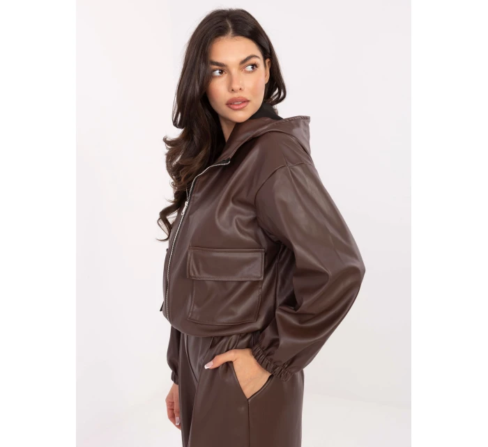 IT KR bunda FL9729.15P hnedá