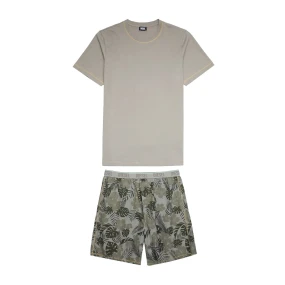 Pánské pyžamo khaki model 17224617 - Diesel Pánské pyžamo khaki model 17224617 - Diesel