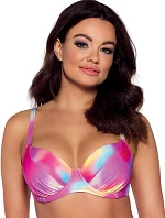 PODPRSENKA SK 163 PASTELOVÉ MAXI ŠATY S KRAVATOU