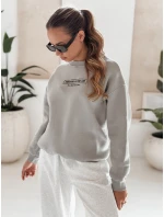 Dámska oversize mikina NEVER grey FashionStreet BY1230