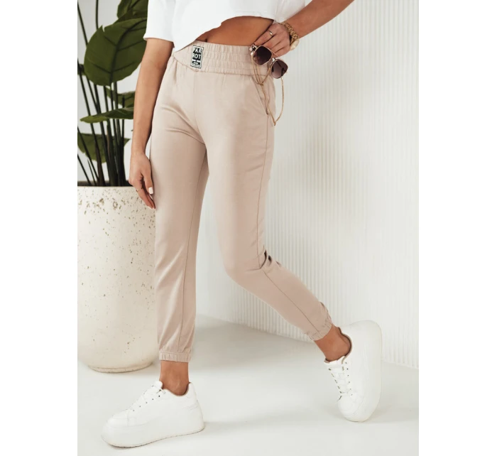 Dámské tepláky béžové Dstreet model 21972348 - FashionStreet