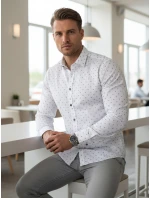 Koszula męska slim fit  biała model 22007707 - FashionStreet