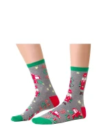 Dámské vánoční ponožky model 21327638 3540 - Steven Dámské vánoční ponožky model 21327638 3540 - Steven