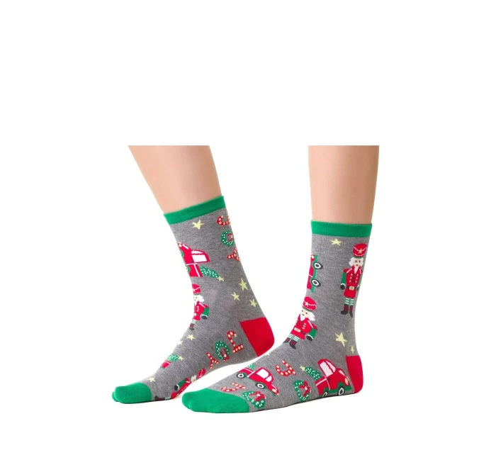Dámské vánoční ponožky model 21327638 3540 - Steven Dámské vánoční ponožky model 21327638 3540 - Steven