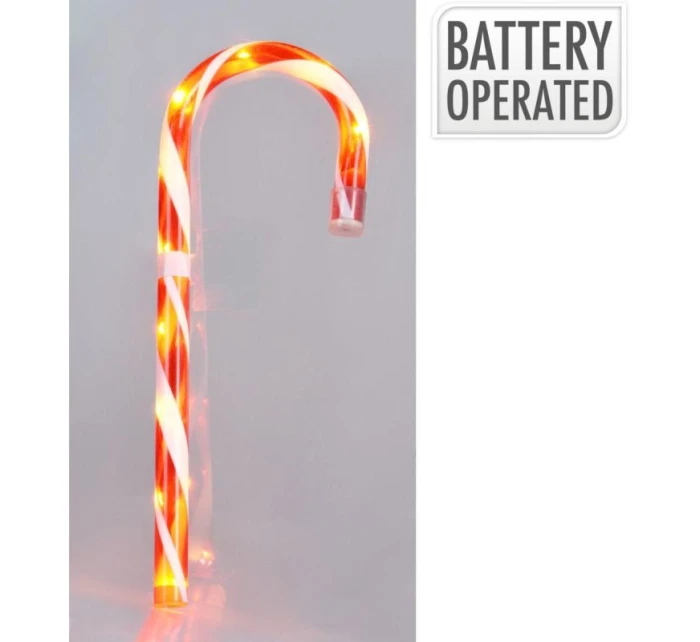 VIANOČNÁ SVIETIACA TYČINKA 45CM