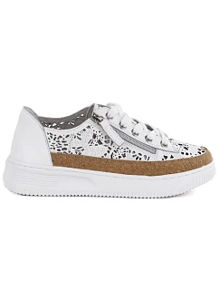 Skórzane damskie na  białe model 22086988 - Artiker