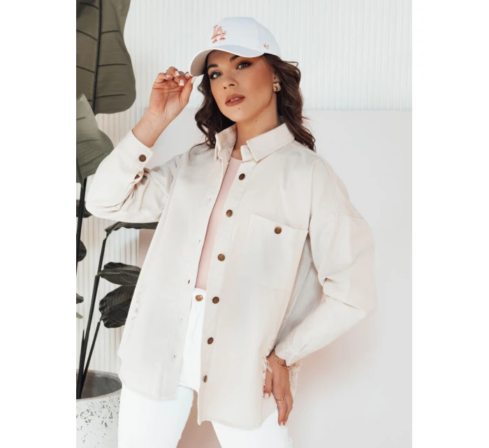 Dámská džínová bunda light beige Dstreet model 21976650 - FashionStreet