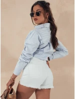 Dámské džínové šortky white Dstreet model 21977970 - FashionStreet