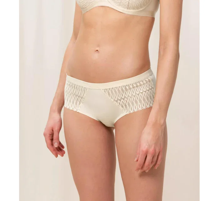 Dámské kalhotky Aura Spotlight Maxi krémové - Triumph