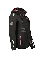 Geographical Norway Reine softshellová bunda W WU8182F/GNO-BLACK-PINK