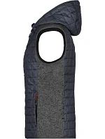 JN Dámská pletená hybridní vesta 02.0 grey melange/anthracite melange model 22489577 - Daiber JN Dámská pletená hybridní vesta 02.0 grey melange/anthracite melange model 22489577 - Daiber