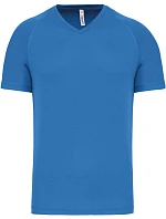 Kariban ProAct PA 476 Pánske športové tričko s výstrihom do V 20.P476 aqua blue