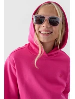 Dívčí Mikina S Hladká Fialová model 21668641 - 4F Dívčí Mikina S Hladká Fialová model 21668641 - 4F