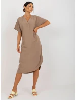 Sukienka TW SK BE model 18496729 ciemny bezowy - FPrice