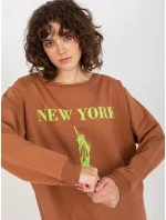 Mikina VI BL 3212.15X svetlo hnedá