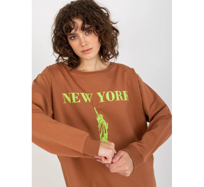 Mikina VI BL 3212.15X svetlo hnedá