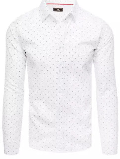 Dstreet DX2451 pánska biela košeľa
