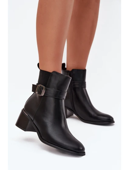 Topánky na podpätku model 216655 Step in style