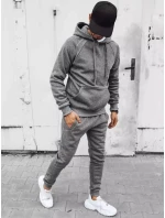 Pánské tmavě šedé tepláky Dstreet model 21966928 - FashionStreet