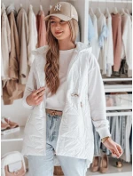 Dámská přechodná prošívaná vesta bílá Dstreet model 21987079 - FashionStreet Dámská přechodná prošívaná vesta bílá Dstreet model 21987079 - FashionStreet