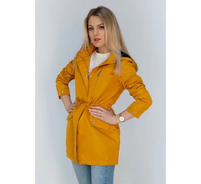 Žlutá bunda typu parka model 16143745 - MHM Žlutá bunda typu parka model 16143745 - MHM