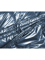 Obojstranná metalická zimná bunda tmavomodrá a béžová (p21-7901-99+62) Obojstranná metalická zimná bunda tmavomodrá a béžová (p21-7901-99+62)
