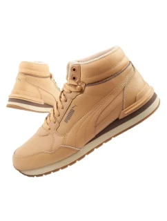 Puma ST Runner v4 Mid športové topánky pánske členkové tenisky hnedé