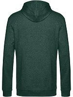 B&C #Hoodie Pánska mikina s kapucňou 01.U03W tmavozelená melírovaná B&C #Hoodie Pánska mikina s kapucňou 01.U03W tmavozelená melírovaná